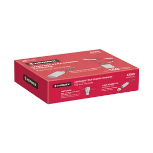 Unit of 100 Hook <strong>Locks</strong> with 1 Magnetic <strong>Key</strong> Packaged in Box - Product Image 4