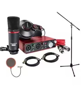 100% ใหม่ focusrites scarletts 2i2สตูดิโอ2ND GEN อินเตอร์เฟซเสียง USB และชุดเครื่องมือบันทึกด้วย Pro - Product Image 1