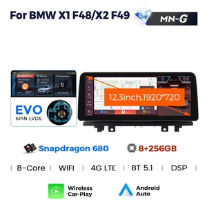 MEKEDE Qualcomm 680 3D UI Android dokunmatik ekran Video oynatıcı Stereo araba radyo oto BMW X1 X2 için F48 F49 F39 12.3 inç BT5.0 4G - Product Image 3