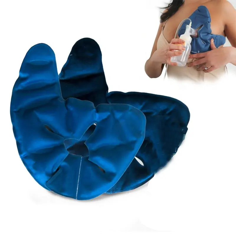 Pacchetto di terapia del seno impacchi di ghiaccio in Gel caldo/freddo per il congelamento impacco caldo e sollievo dalla mastite Gel morbido impacco di ghiaccio per l'allattamento al seno