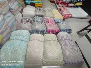 Lucknowi เย็บปักถักร้อยลำดับผ้าตาข่ายพิมพ์และทอลายสำหรับเสื้อผ้าและชุดเดรสความต้องการสูง - Product Image 4