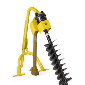 园艺工具农用拖拉机挖孔机地面钻机动力挖掘手钻手动后挖孔机 - Product Image 1