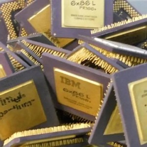 Trimmed Gold Fingers <strong>Scrap</strong> From RAM Memory/Ceramic Computer CPU <strong>Scrap</strong> - Product Image 2