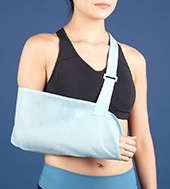 Sekali pakai bernapas lengan jaring disesuaikan bahu siku selempang Immobilizer untuk klinik menggunakan ringan dilipat rehabilitasi - Product Image 3