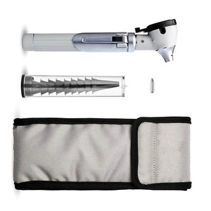 Tıbbi otoskop, eğitim ve kişisel kullanım için Fiber optik Mini otoskop ayarlar-sağlık görevlileri, EMT ve kişisel kullanım (gri) - Product Image 2