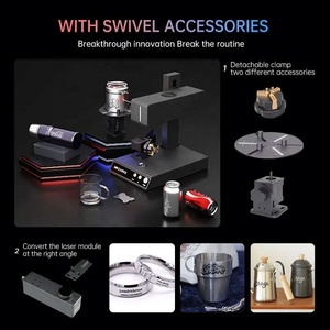 Laser Engraving Machine for Stainless Steel Acrylic Foam PVC Metal <strong>Portable</strong> Engraving MR.CARVE M4 Laser En