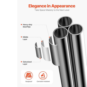 เล้าไก่โลหะสำหรับเลี้ยงไก่ขนาดใหญ่สำหรับเลี้ยงไก่ในสวนหลังบ้านมีฝาปิดและล็อครักษาความปลอดภัย - Product Image 3