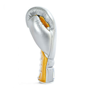 Guantes de boxeo de cuero de alta calidad personalizados 2025 OEM correa de gancho y bucle equipo de lucha hecho en Pakistán - Product Image 5