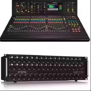 最上位品質ミダスM32Rライブデジタルミキサー + DL32ステージボックス + 150 'Cat5ネットワークケーブルスプール利用可能