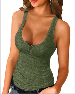 Dayanıklı malzeme hafif kadın Tank Top makul oranı rahat nefes artı boyutu pamuk/bambu Fiber Tank Tops