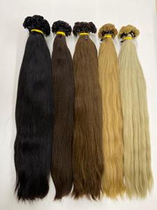 Güzel Keratin saç ekleme doğal insan saçı uçlu