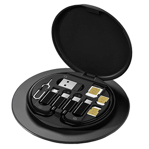 便携式多功能3A PD 60w行程6合1储物盒适配器充值卡USB电缆套件 - Product Image 3