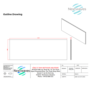 هوائي تحديد ترددات الراديو RFID هوائي CP12048 رفيع بسمك في البوابات وأنظمة النقل - Product Image 3