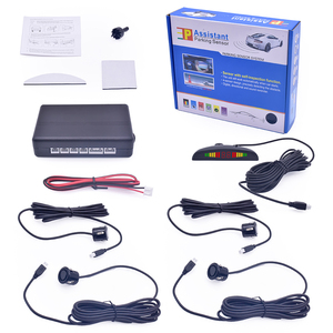 SZDALOS DLS-068 12V 4 <strong>Sensor</strong> Car Parking <strong>Reverse</strong> Backup Radar <strong>System</strong> with <strong>LCD</strong> Display - Product Image 2