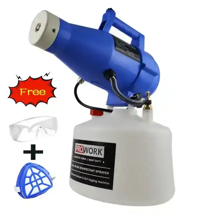 Full-Color High-Power Led Rookmachine Mistsproeier Portableel Ectric Mistschuim Ulv Desinfectiesproeier 4l
