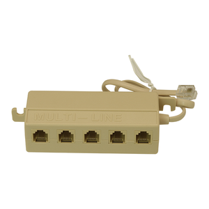 Yönlü çıkış 6P4C RJ11 RJ12 telefon telefon modüler Jack hat Splitter adaptörü - Product Image 1