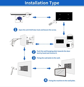 32 Inch Indoor Office Wall-mounted Tempered Glass Logging <strong>Function</strong> Intelligent Ad <strong>Lcd</strong> <strong>Display</strong> Digital Signage - Product Image 5