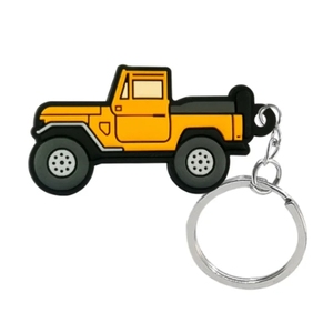 廉价品牌汽车钥匙扣促销品软聚氯乙烯钥匙扣 - Product Image 3