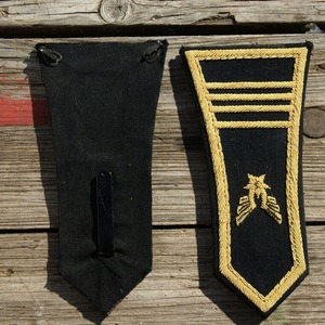 Wholesale Hand Made Silver Chain Shoulder Epaulettes Tactical Uniform Embroidered Shoulder <strong>Badges</strong> <strong>2025</strong> Best Selling - Product Image 5