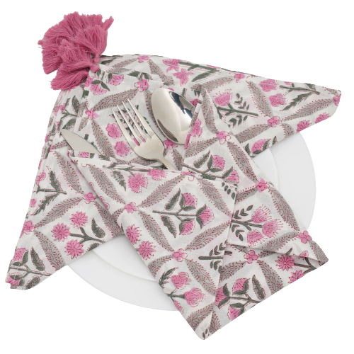 Watermelon Pink And Seaweed Green