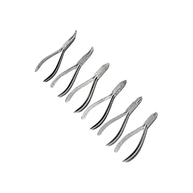 Alicadores Ortodontia Dentária Conjunto de 6 chaves Fio De Dobra De Aço Inoxidável Instrumentos