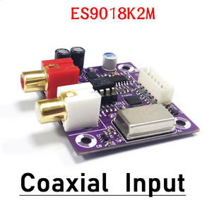 ES9018K2M Decode Board HiFi DAC Digital <strong>Audio</strong> Sound Card Encoder I2S Coaxial <strong>input</strong> 24/192KHZ For <strong>Raspberry</strong> <strong>Pi</strong> 2B 3B 3B+ 4B