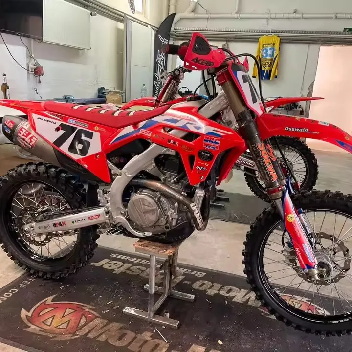 คุณภาพดีที่สุดเดิม HONDASS CRF 450 250 R รุ่น 2023 รถจักรยานยนต์ระยะไกลใหม่ในสต็อก