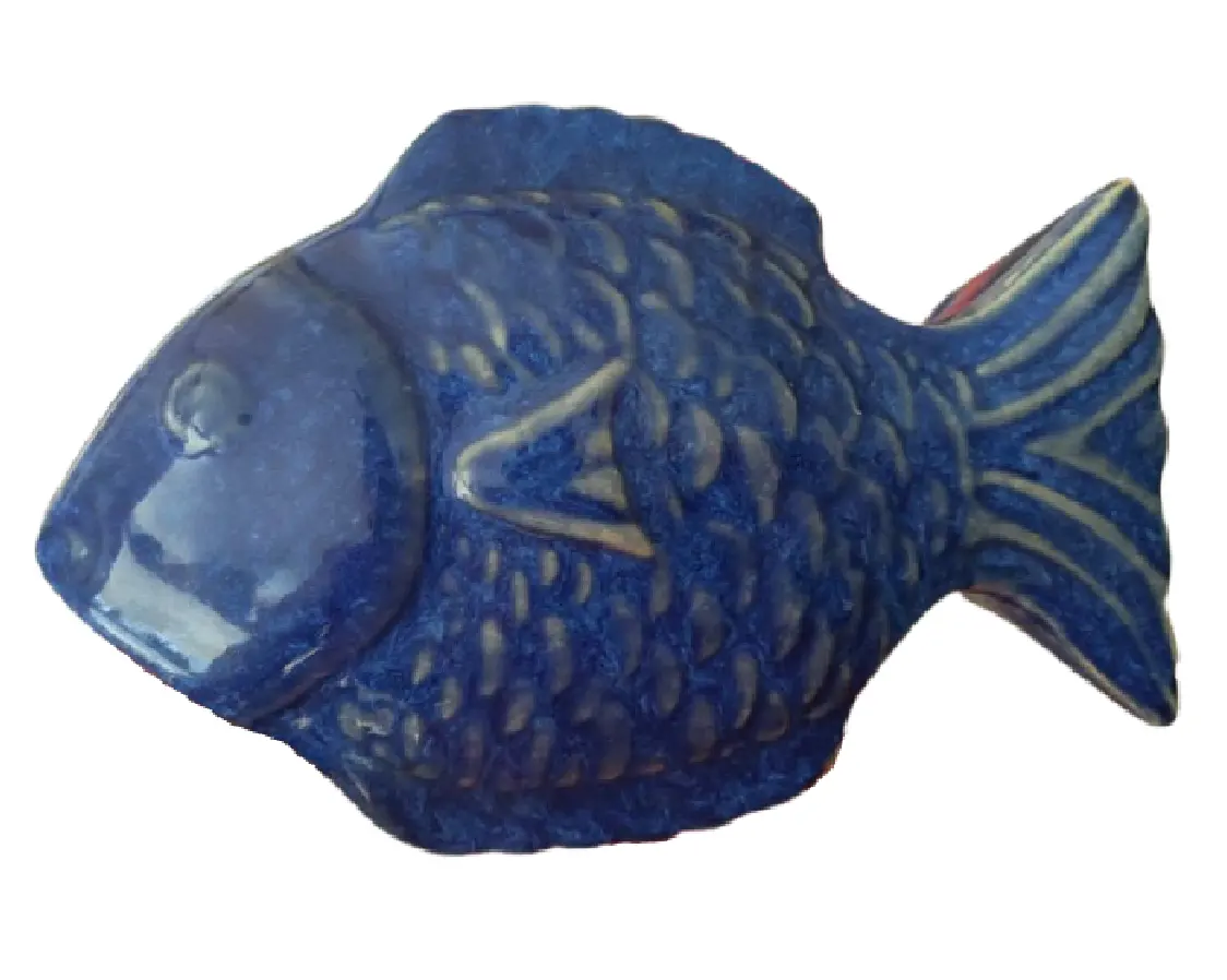 Rubí Linh-macetas de cerámica en forma de pez para exteriores, macetas de cerámica esmaltadas, venta al por mayor