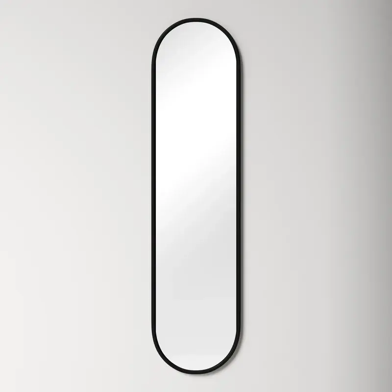 Alta Qualidade Por Atacado Decorativo Elegante Metal Frame Piso Design Simples Grande Espelho De Pé Para Jantar Decoração Da Sala De Estar