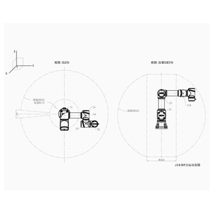 Cobot industriale del braccio del robot di roboter della costruzione di 6 assi per il carico utile di 3kg - Product Image 3