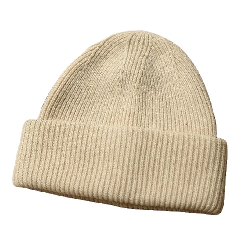 หมวกบีนนี่ถักสำหรับผู้ชายและเด็กวัยหัดเดินโลโก้ได้ตามต้องการสำหรับฤดูหนาว