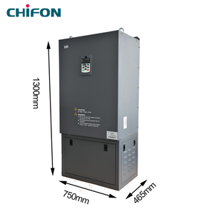 Convertidor de frecuencia de entrada y salida trifásico personalizado, 280kw, bajo voltaje, 380V a 460V, variador de velocidad CE - Product Image 1