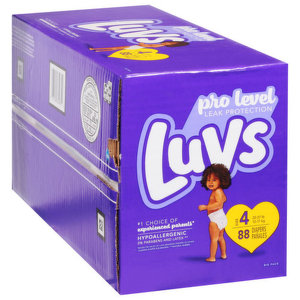 Luvs pro ברמה מקצועית דליפה חיתולים חד פעמי עבור תינוקות גדלים 3-7 234 ספירת חומר כותנה מחיר הסיטונאי - Product Image 1