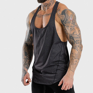 Atacado Homens Algodão <span class=keywords><strong>String</strong></span> Singlet Fitness Bodybuilding Undershirt Treinamento Ginásio Tanque Tops Colete Para Venda