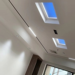 Factory Artificial Modern Design Smart LED Blue Sky Panel Ceiling <strong>Lamp</strong> Dimmable Virtual Skylight with White Shade - Product Image 4