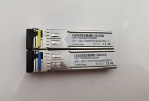 CIS Compatible 1G/1,25G/1000M SFP Módulo SMF Transceptor óptico Fibra simple/dúplex LC SC DDM 10km 20km 80km 10G SFP BIDI - Product Image 2