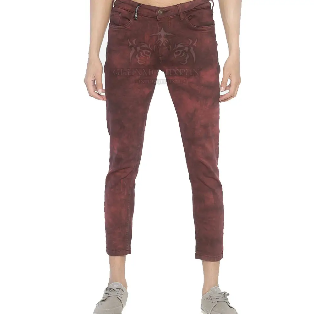 Atmungsaktive Quick Dry Sublimation Jeans Hosen Großhandel Männer Sublimation Jeans Hosen