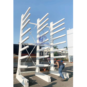 Estante de almacenamiento industrial Sistema de estantería voladizo de lado simple/doble de servicio pesado para almacenamiento de automóviles Almacenamiento de artículos grandes y largos - Product Image 1
