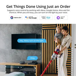 Стандартный умный настенный кнопочный выключатель - Product Image 5