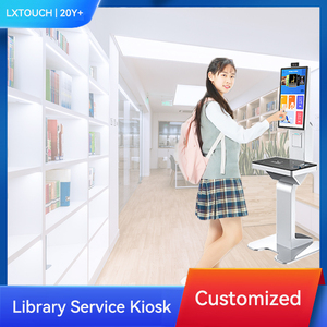 RFID Library <strong>Book</strong> Self-service <strong>Check</strong>-in and <strong>Check</strong>-out Kiosk Machine with Face Recognition - Product Image 6