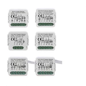 Rete 3.0 Wifi Zigbee sistema domestico intelligente Tuya Rf Mini modulo interruttore 250v modulo interruttore senza neutro - Product Image 1