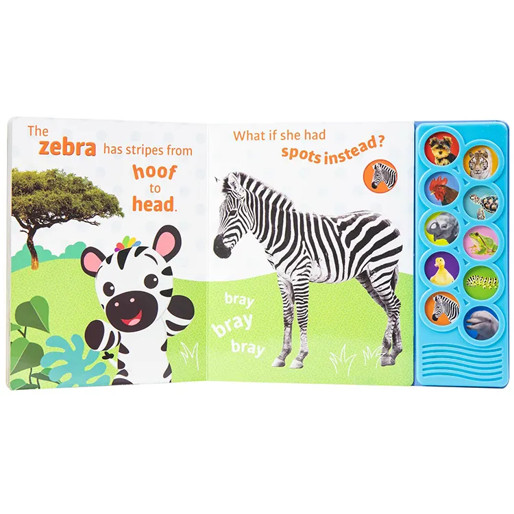 ULi fabrika çocuk kitap baskı hayvan çocuklar erken öğrenme sesler kurulu ses elektronik kitaplar çocuklar için eğitim İngilizce