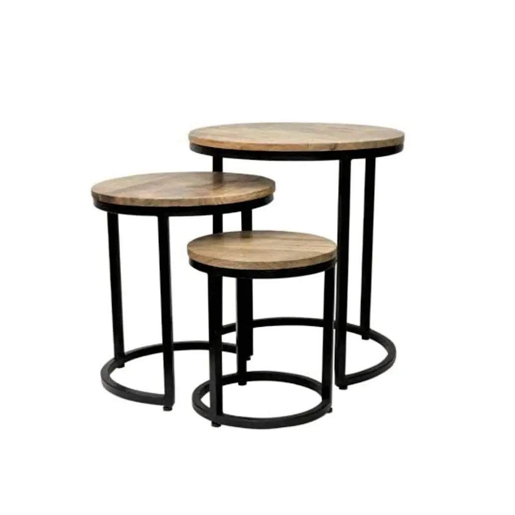Круглый Деревянный смарт-Стол для гостиной, кофейный столик
