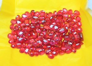 Attractive Glass Field <strong>Ruby</strong> Gemstone Oval <strong>Shape</strong> Stone Loose <strong>Ruby</strong> <strong>Gems</strong> Faceted Glass Field <strong>Ruby</strong> Gemstone 6mm to 12mm Size