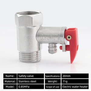 0.75MPa basınç emniyet valfi elektrik SU ISITICI tahliye vanası kazan için ayarlanabilir bahar egzoz güneş basıncı azaltılması - Product Image 4