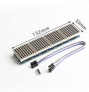 Integriertes Anzeige modul MAX7219 4-Punkt-Matrix-LED-Treibermodul mit elektronischen Komponenten der SCM-Steuerung - Product Image 1