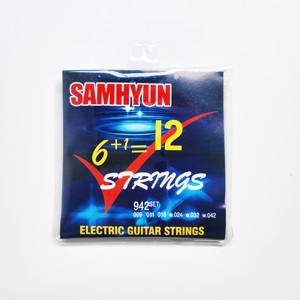 Electric Guitar <strong>String</strong> Set with Dual High E <strong>Strings</strong> - Double 1st <strong>Strings</strong> for Enhanced Playability - Product Image 1