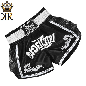 メンズウィメンズキッズティーンエイジャーキックボクシングファイティングMMAトランクスサンダグラップリングBjjスポーツショートパンツ用ムエタイボクシングショーツ