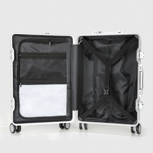 Groothandel 2026 PC Aluminium Frame Koffers 26 Inch 2-delige Set Metalen Trolleytassen Handbagage 20 Inch Vooropening Multifunctioneel - Product Image 5