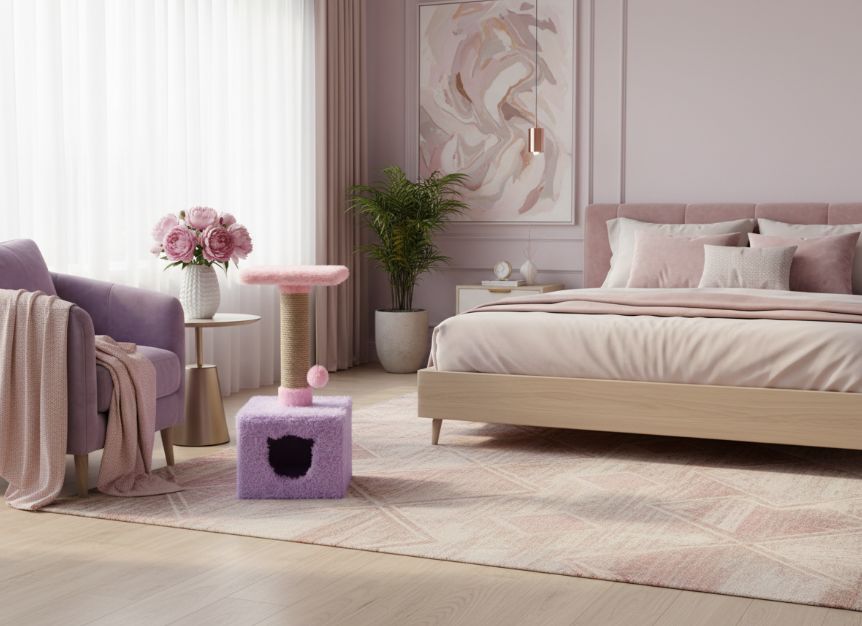 Lilas et rose